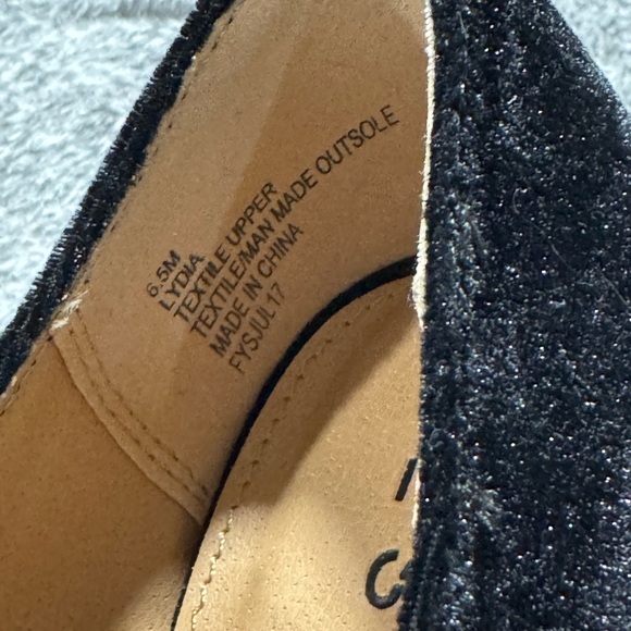 Esprit Black Chenille Mary Janes - Picture 4 of 4